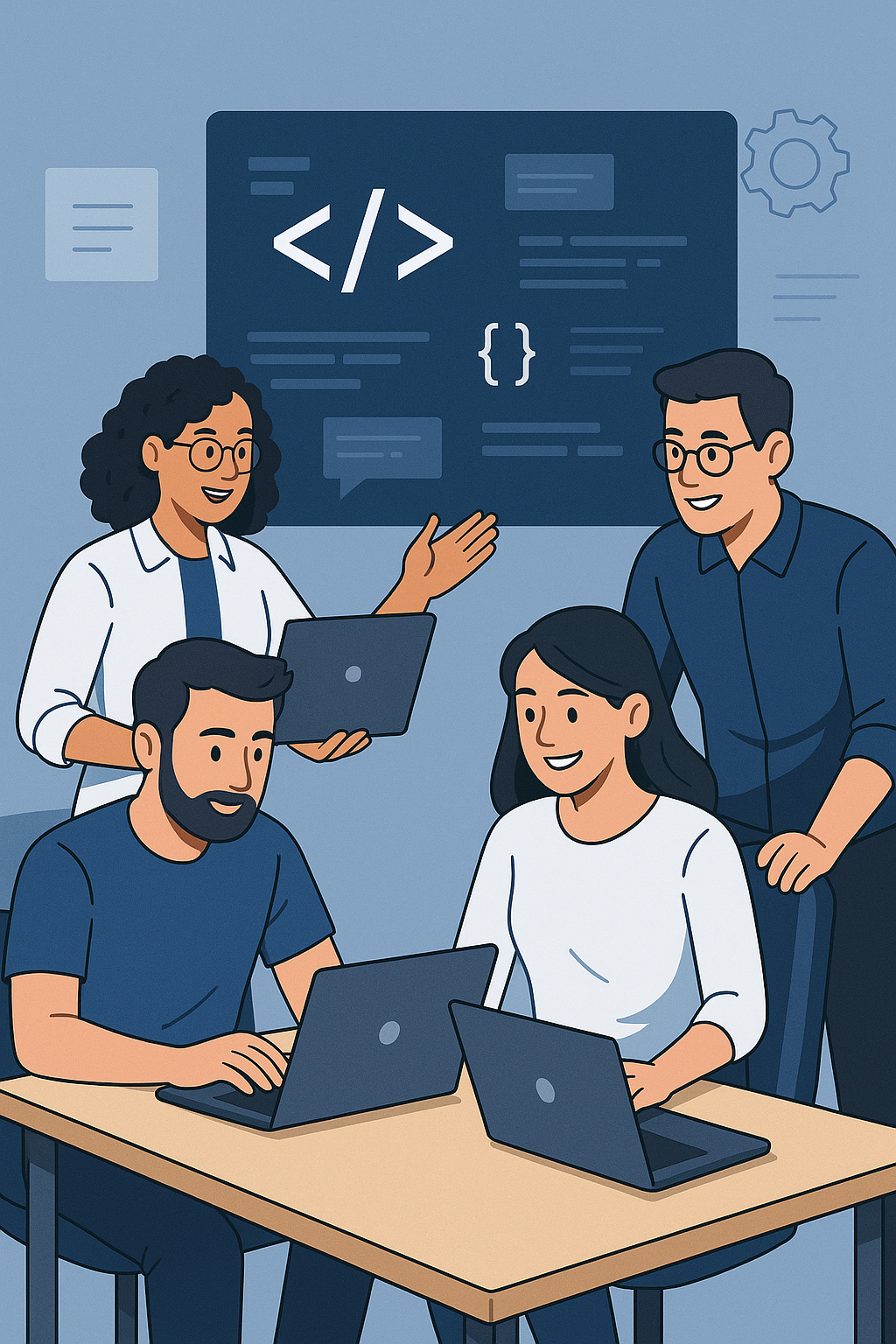 EZOZIT team working together